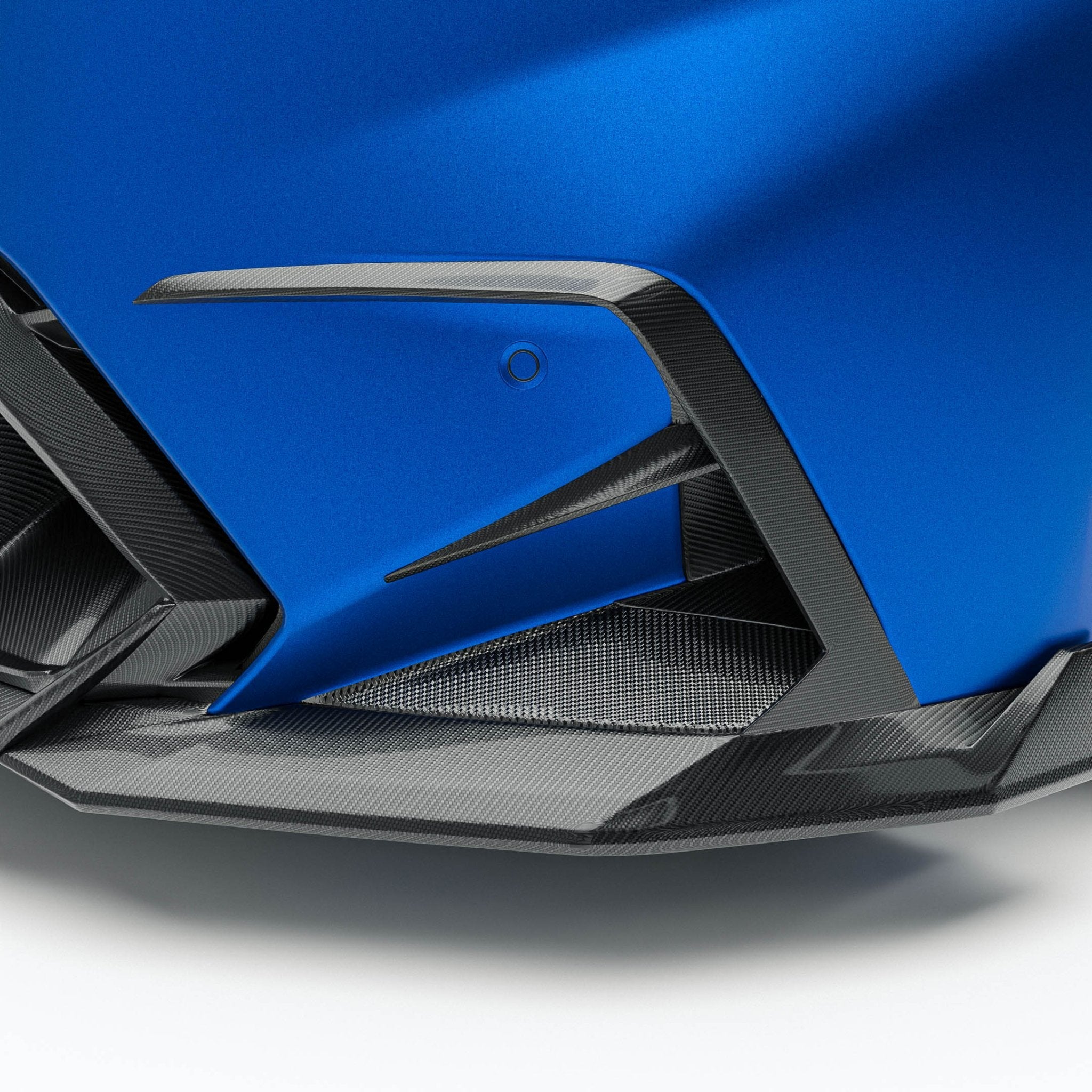 REVOZPORT - BMW M5 G90 DRY CARBON FIBER FRONT CANARDS