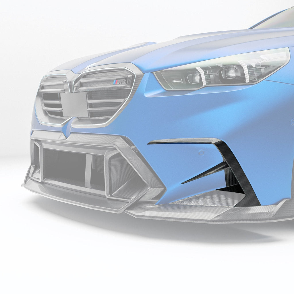 REVOZPORT - BMW M5 G90 DRY CARBON FIBER FRONT CANARDS