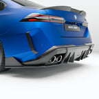 REVOZPORT - BMW M5 G90 DRY CARBON FIBER REAR CANARDS