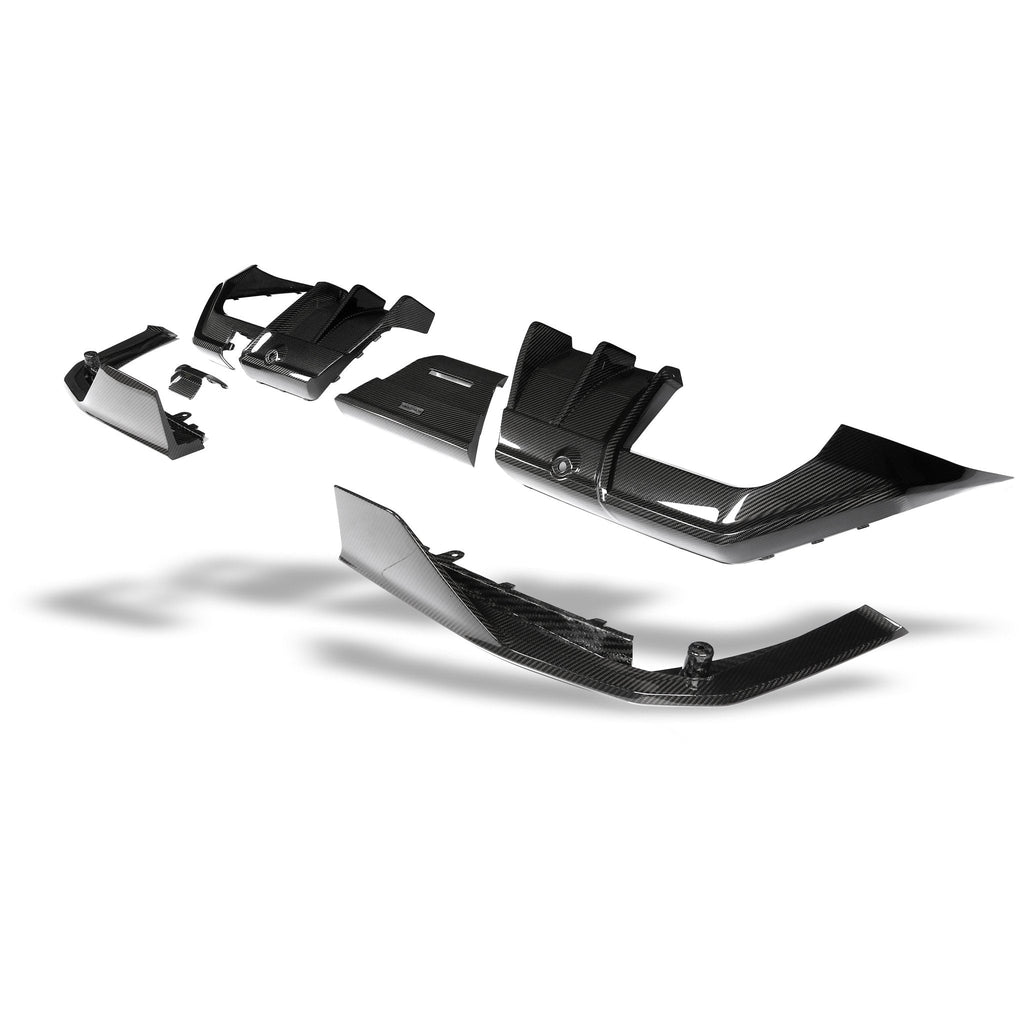 REVOZPORT - BMW M5 G90 DRY CARBON FIBER REAR DIFFUSER