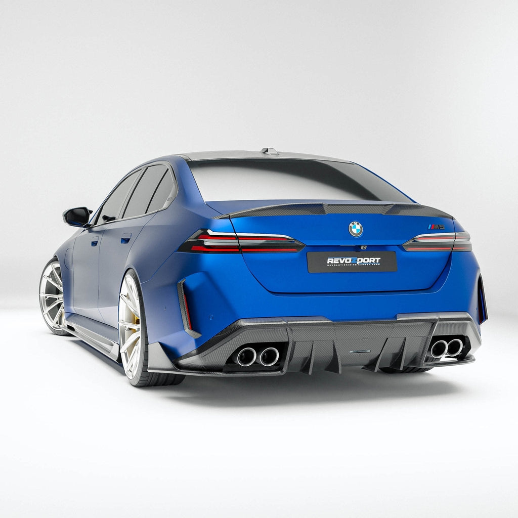 REVOZPORT - BMW M5 G90 DRY CARBON FIBER REAR DIFFUSER