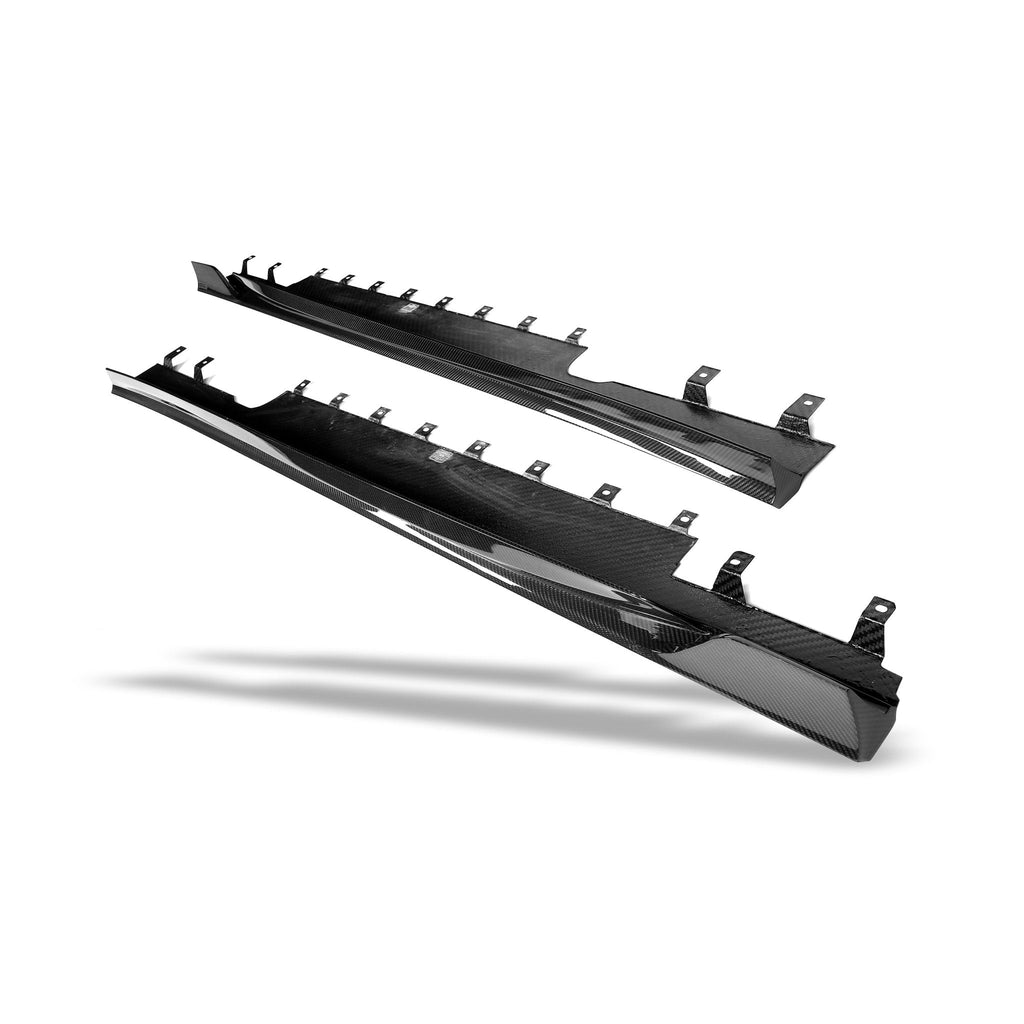REVOZPORT - BMW M5 G90 DRY CARBON FIBER SIDE SKIRTS