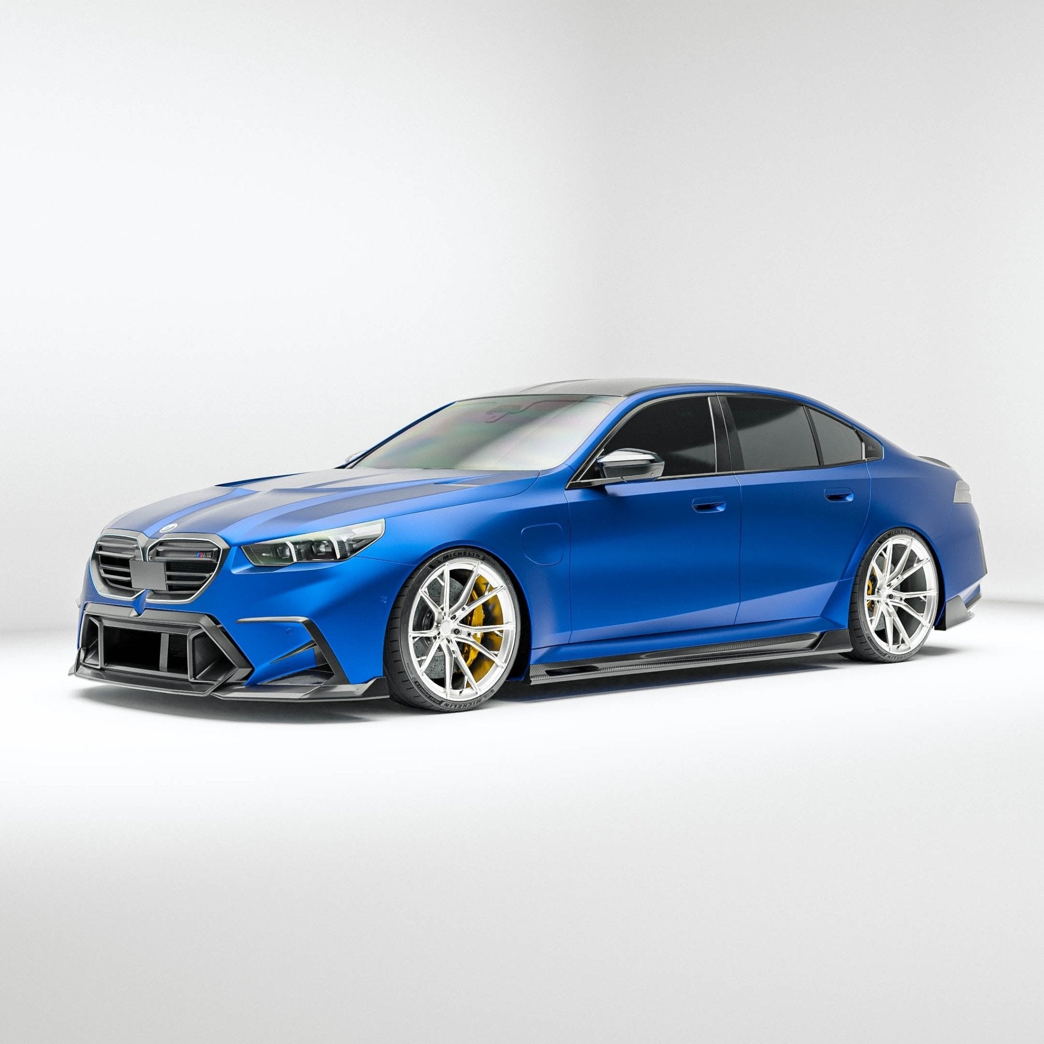 REVOZPORT - BMW M5 G90 DRY CARBON FIBER SIDE SKIRTS