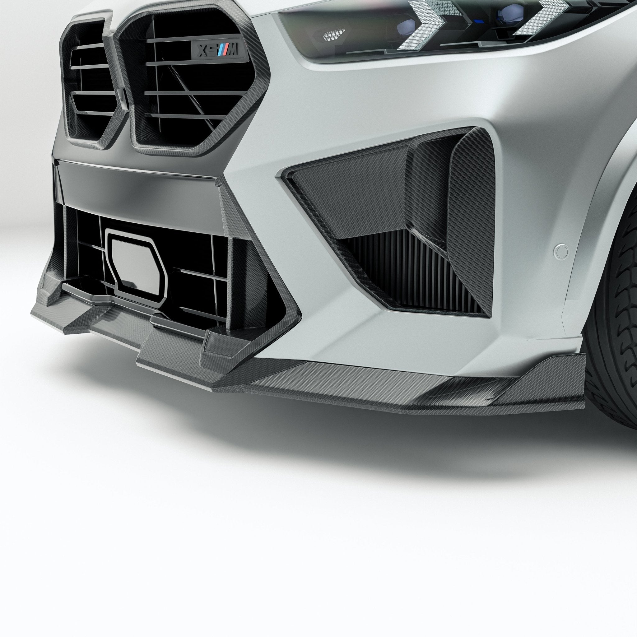 REVOZPORT - BMW X5M F95 LCI CARBON FIBER FRONT LIP