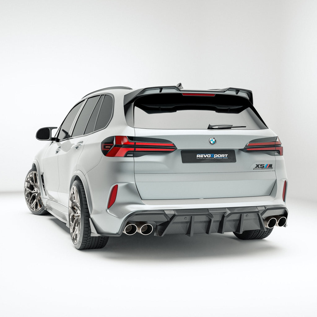 REVOZPORT - BMW X5M F95 LCI CARBON FIBER REAR DIFFUSER