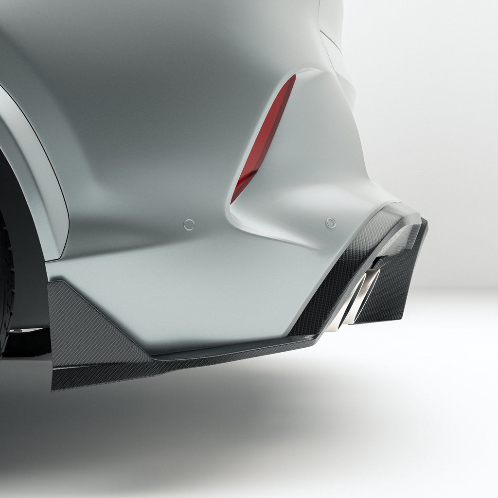 REVOZPORT - BMW X5M F95 LCI CARBON FIBER REAR DIFFUSER