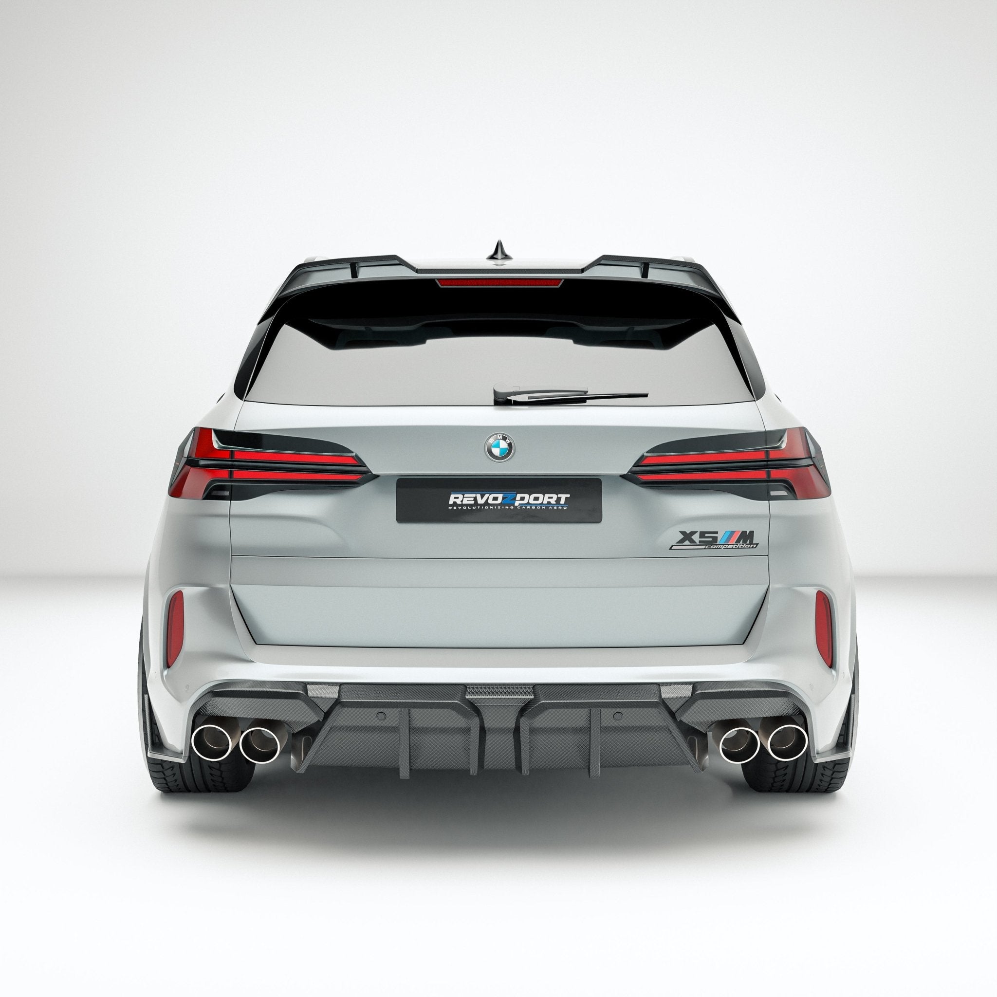 REVOZPORT - BMW X5M F95 LCI CARBON FIBER REAR DIFFUSER