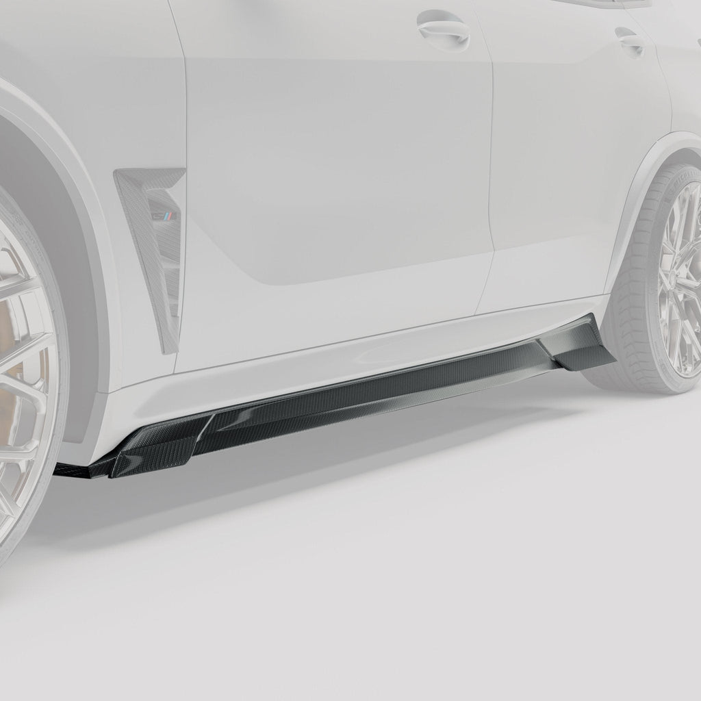 REVOZPORT - BMW X5M F95 LCI CARBON FIBER SIDE SKIRTS