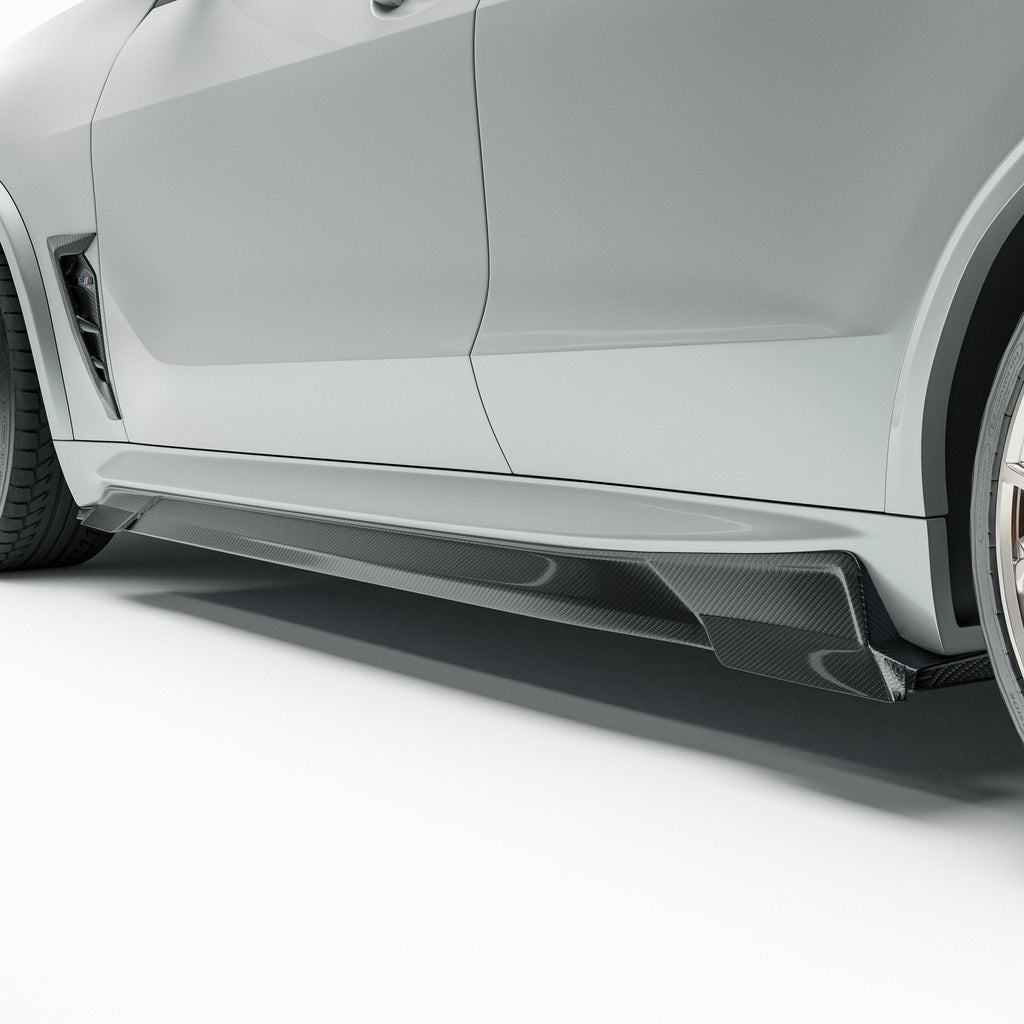 REVOZPORT - BMW X5M F95 LCI CARBON FIBER SIDE SKIRTS