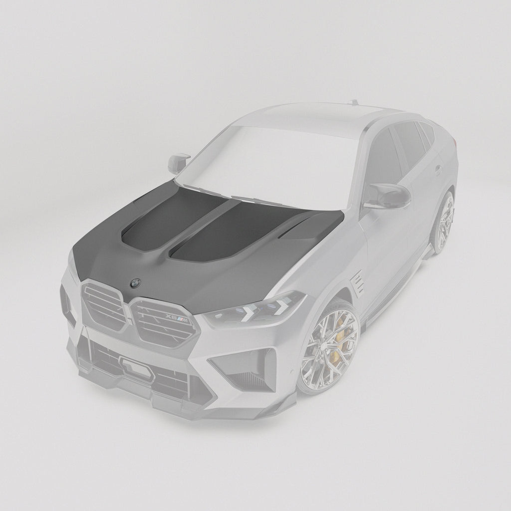 REVOZPORT - BMW X6M F96 LCI CARBON FIBER HOOD BONNET