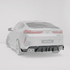 REVOZPORT - BMW X6M F96 LCI CARBON FIBER REAR DIFFUSER