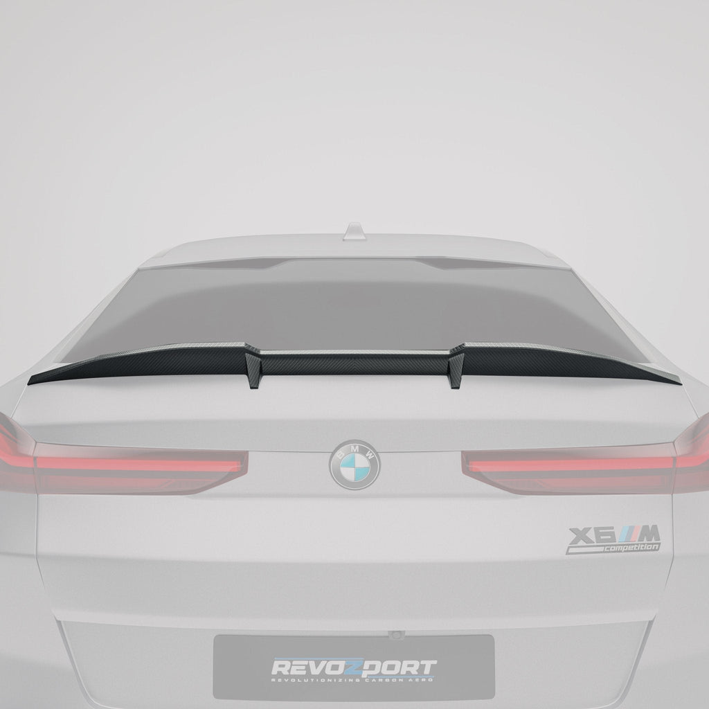 REVOZPORT - BMW X6M F96 LCI CARBON FIBER SPOILER