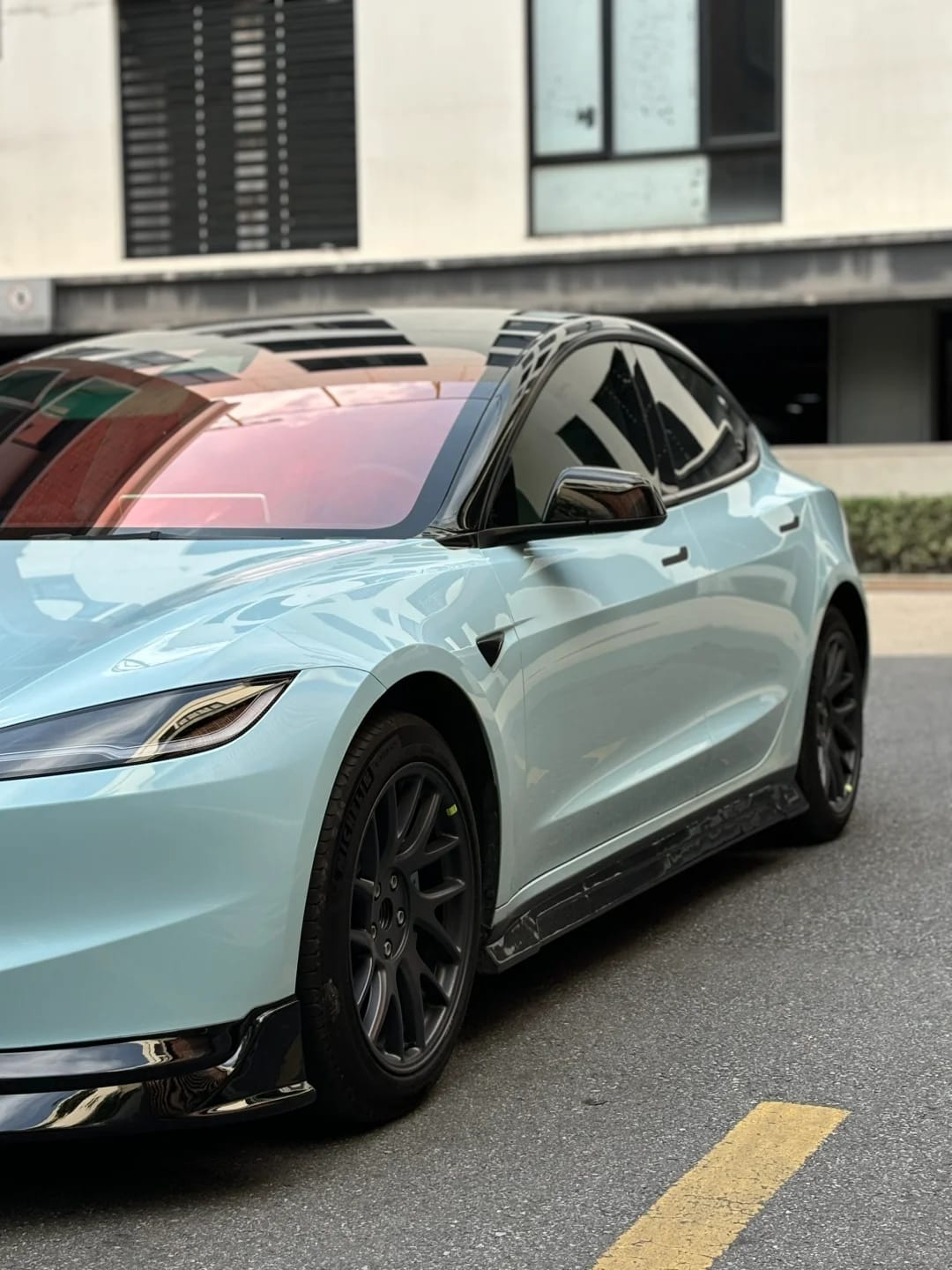 REVSTANCE - TESLA MODEL 3 FACELIFT 2024+ ABS PLASTIC GLOSS BLACK BODY KIT