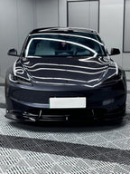REVSTANCE - TESLA MODEL 3 FACELIFT HIGHLAND 2024+ ABS PLASTIC GLOSS BLACK FRONT LIP