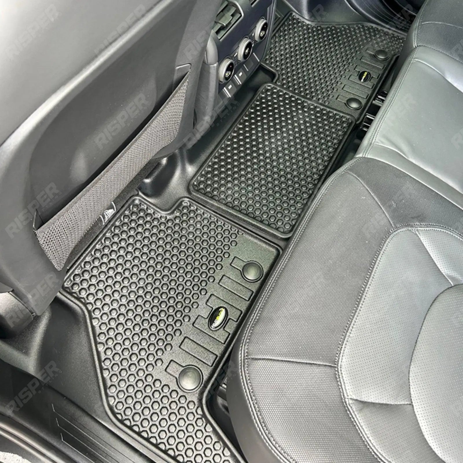 RHD Mud Block Floor Mats Full Set For Land Rover Defender L663 110 2020 On