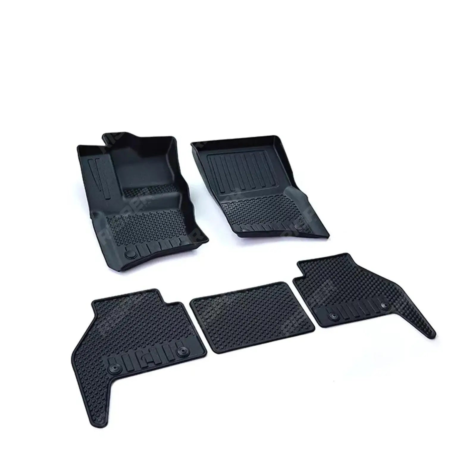 RHD Mud Block Floor Mats Full Set For Land Rover Defender L663 110 2020 On
