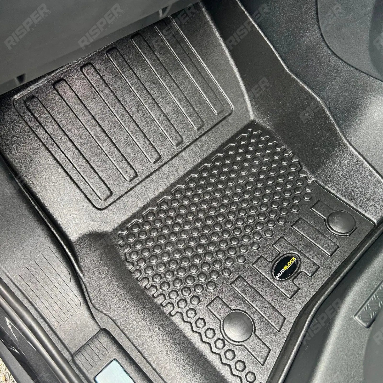 RHD Mud Block Floor Mats Full Set For Land Rover Defender L663 110 2020 On