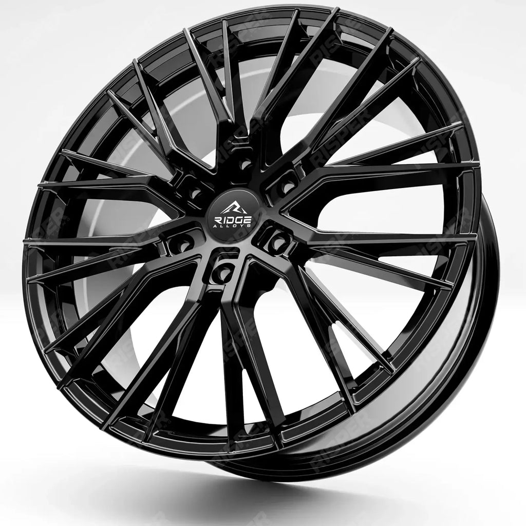 Ridge KN12 Gloss Black 6X120 18 Inch Alloys