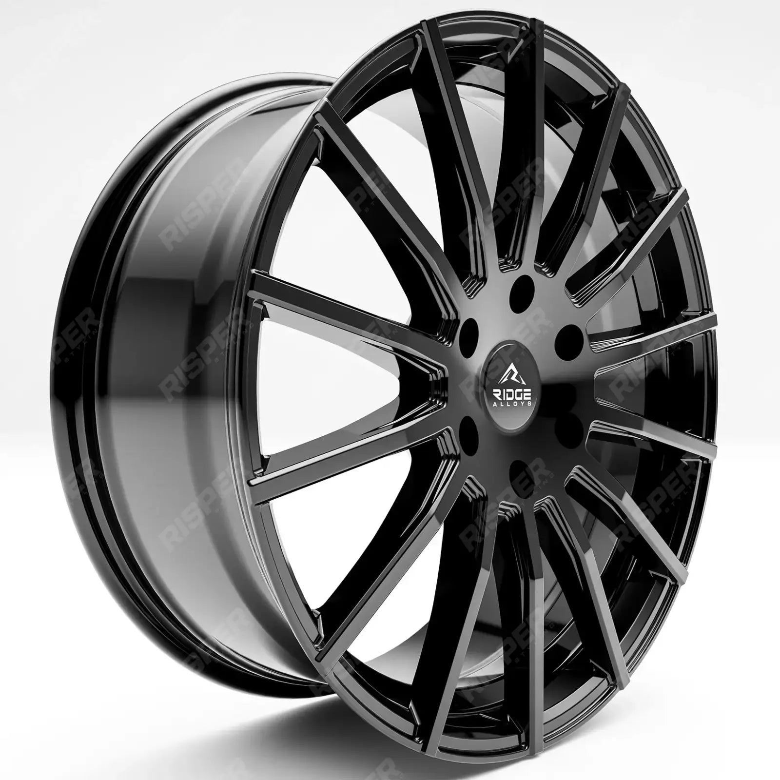 Ridge KN14 Gloss Black 6X120 20 Inch Alloys