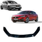 Risper Front Splitter In Gloss Black For Seat Leon Fr Mk3 / Cupra Mk3 2017-2019