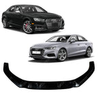 Risper Front Splitter Lip In Gloss Black For Audi A4 B9 S-Line/S4 2015-2019