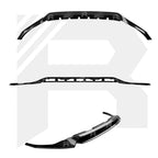 Risper Front Splitter Lip In Gloss Black For Audi Q8 S Line 2018-2023