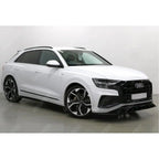 Risper Front Splitter Lip In Gloss Black For Audi Q8 S Line 2018-2023
