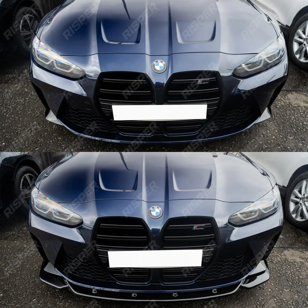 RISPER Front Splitter Lip in Gloss Black For BMW M4 G82 M3 G80 2021+
