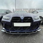 RISPER Front Splitter Lip in Gloss Black For BMW M4 G82 M3 G80 2021+