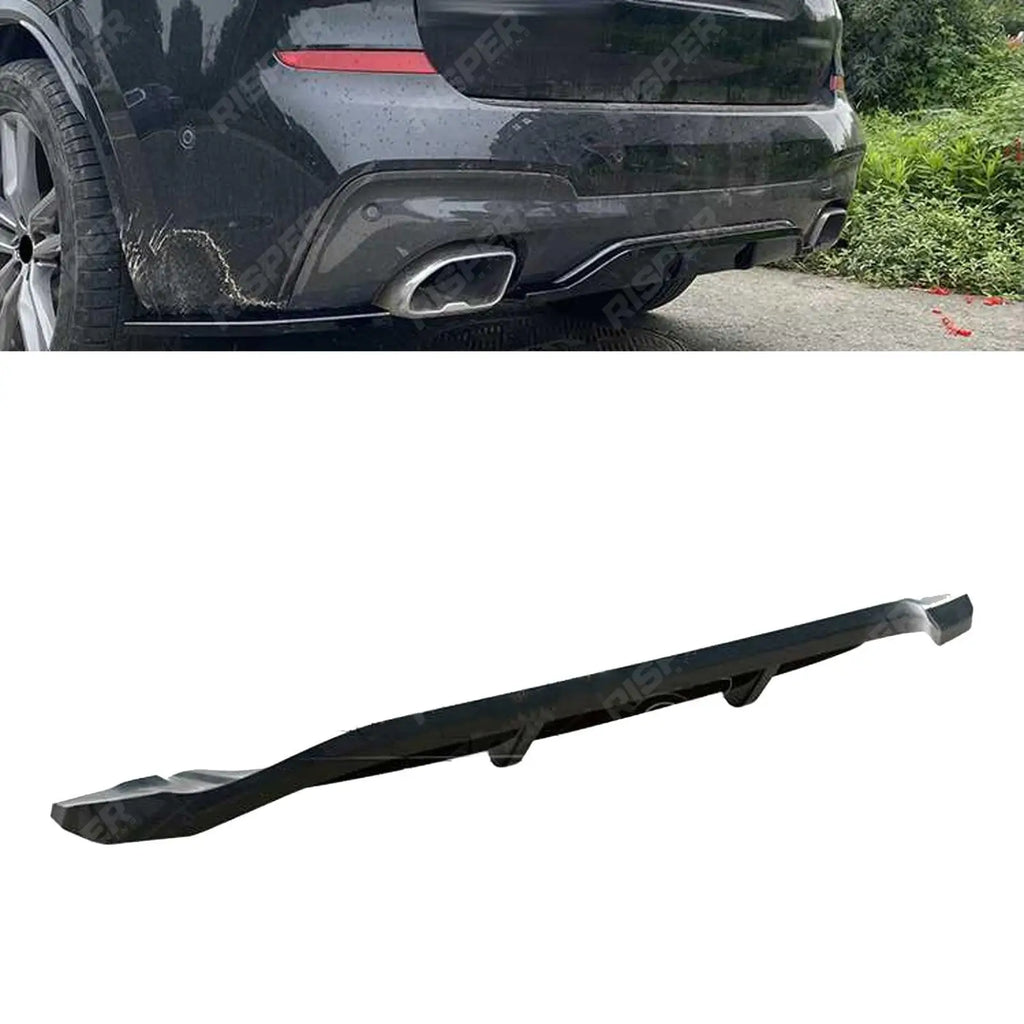 RISPER Rear Diffuser Lip Gloss Black For BMW X3 G01 M Sport 2018-2021