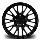 Riviera Rtz 20x8 5x160 50 65.1 Alloy In Gloss Black – Qty 1