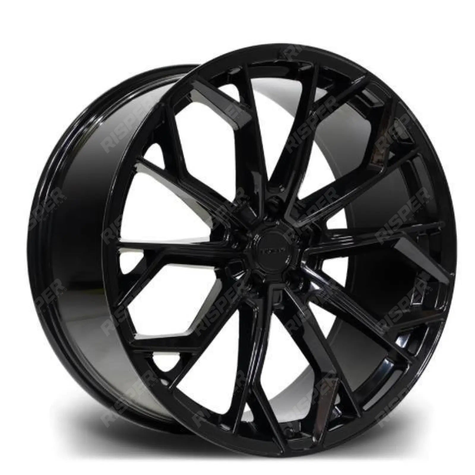 RIVIERA RV133 GLOSS BLACK 22 INCH ALLOYS-5X120 - QTY1