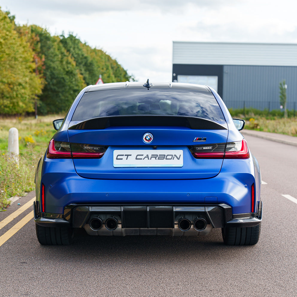 BMW G80 M3 & G20 3 SERIES CARBON FIBRE SPOILER - CT DESIGN V2