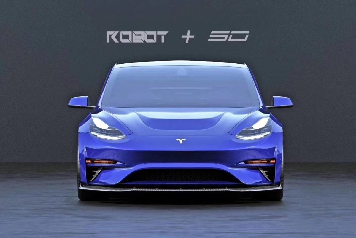ROBOT - TESLA MODEL 3 CRYPTON CARBON FIBRE FULL BODY KIT