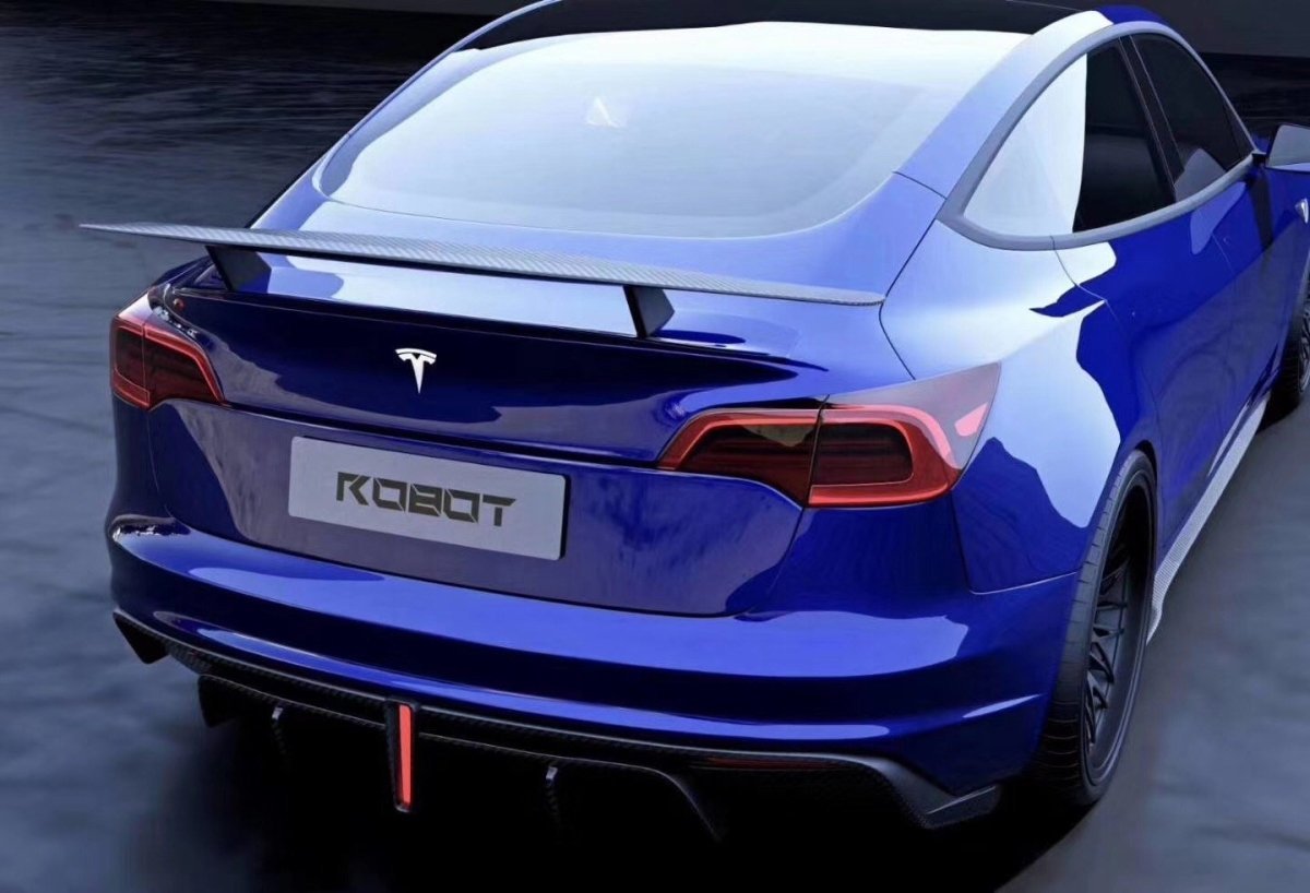 ROBOT - TESLA MODEL 3 CRYPTON CARBON FIBRE FULL BODY KIT