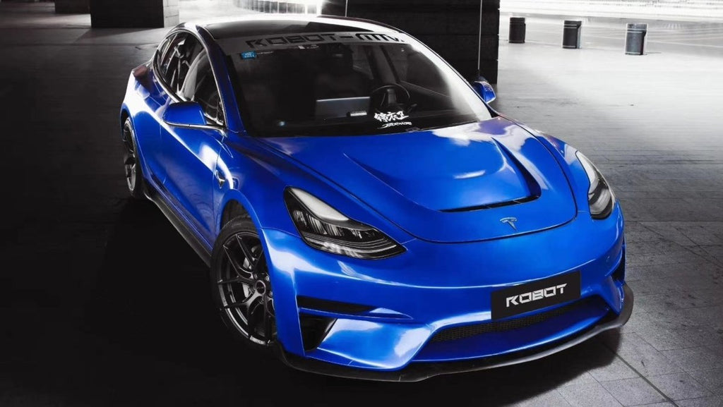 ROBOT - TESLA MODEL 3 CRYPTON CARBON FIBRE FULL BODY KIT