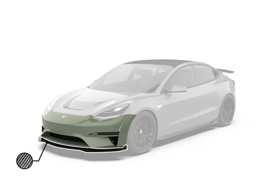 ROBOT - TESLA MODEL 3 CRYPTON FRONT BUMPER AND FRONT LIP