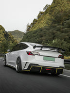 ROBOT - TESLA MODEL 3 HACKER DOUBLE DECKER REAR SPOILER WING V3