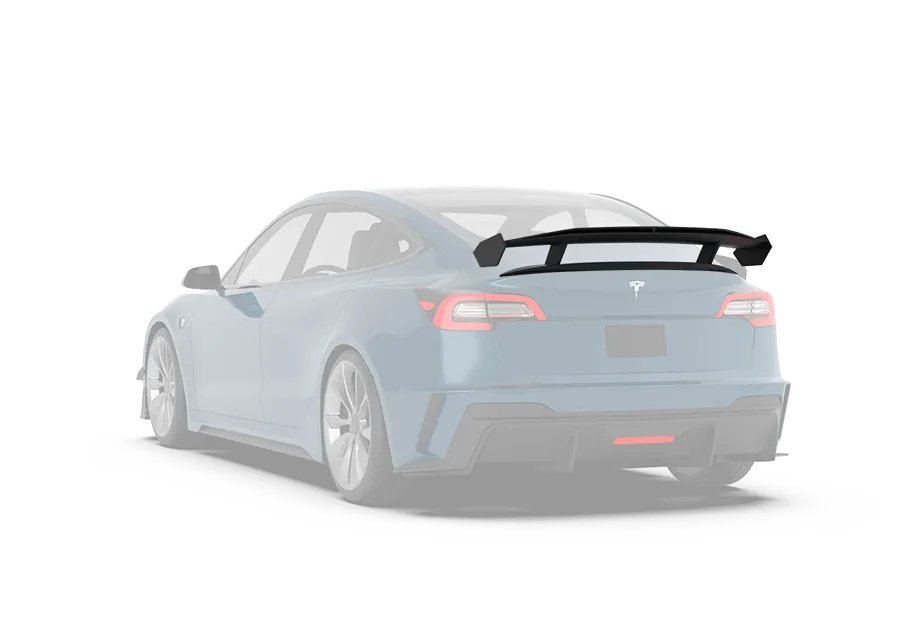 ROBOT - TESLA MODEL 3 HACKER DOUBLE DECKER REAR SPOILER WING V3