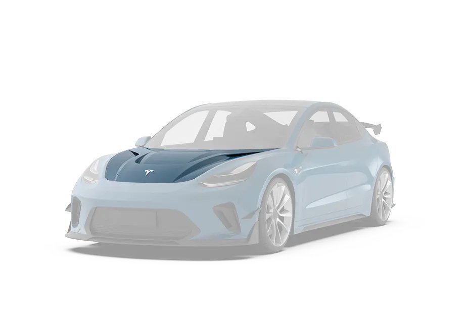 ROBOT - TESLA MODEL 3 HACKER HOOD BONNET V1