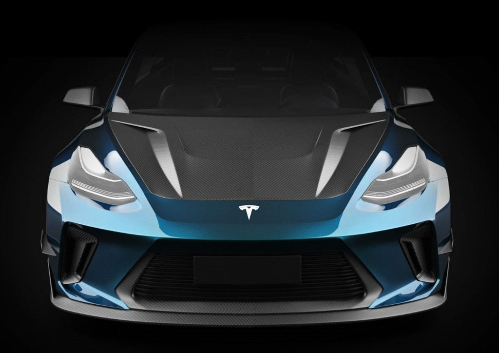 ROBOT - TESLA MODEL 3 HACKER HOOD BONNET V1