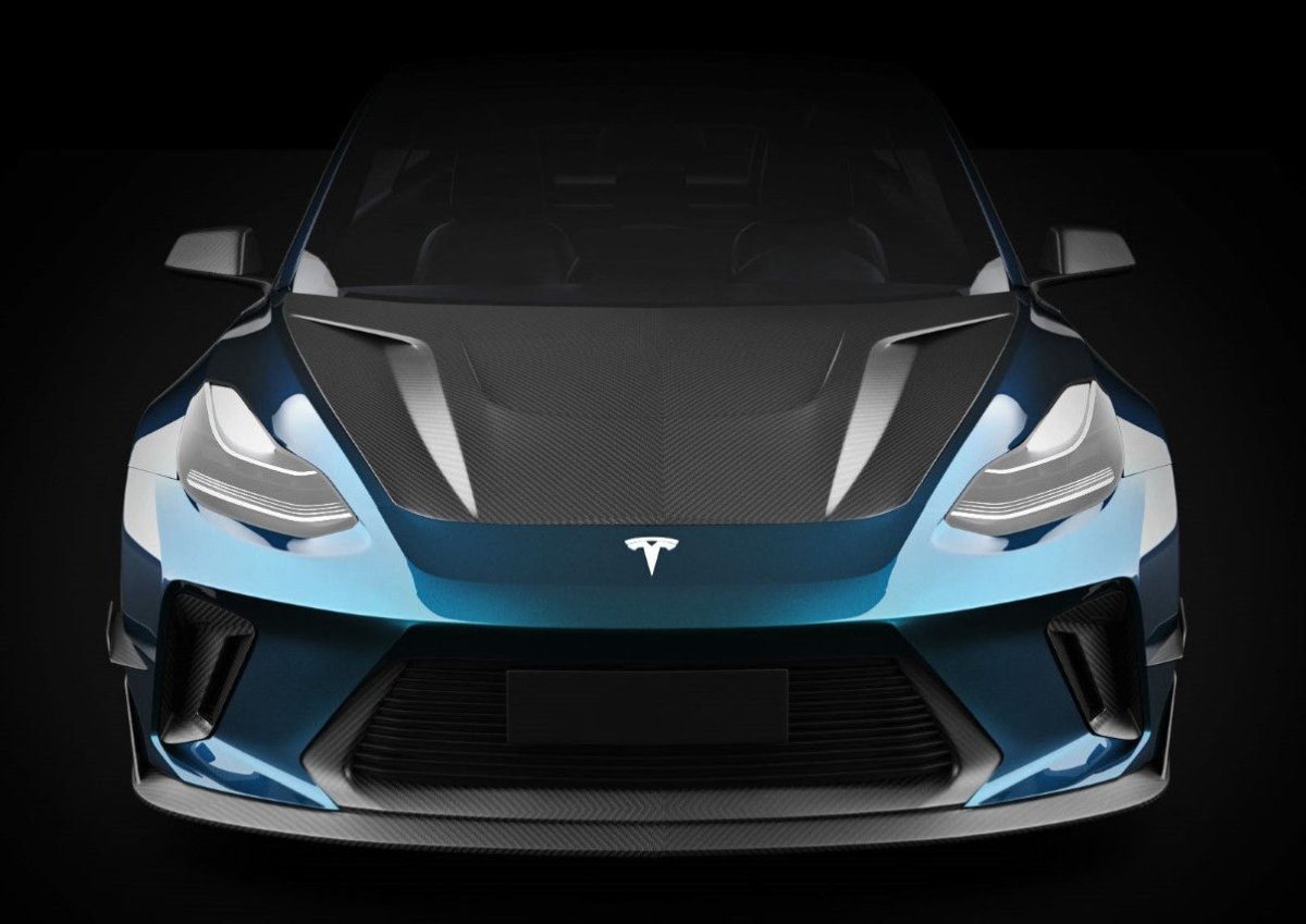 ROBOT - TESLA MODEL 3 HACKER HOOD BONNET V1