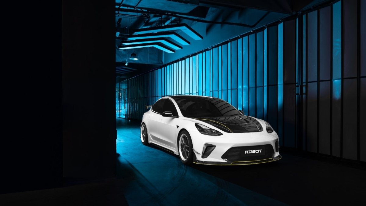 ROBOT - TESLA MODEL 3 HACKER NARROW BODY FRONT BUMPER AND FRONT LIP