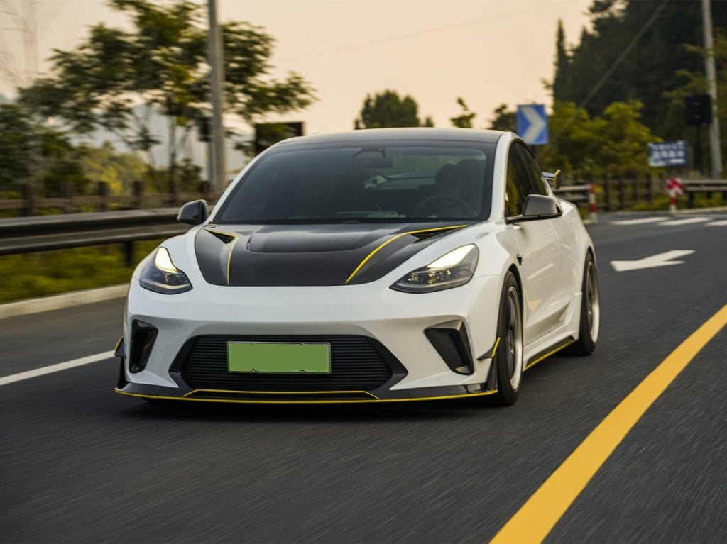 ROBOT - TESLA MODEL 3 HACKER NARROW BODY FRONT BUMPER AND FRONT LIP