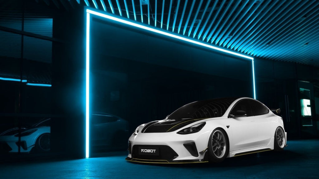 ROBOT - TESLA MODEL 3 HACKER NARROW BODY FRONT BUMPER AND FRONT LIP