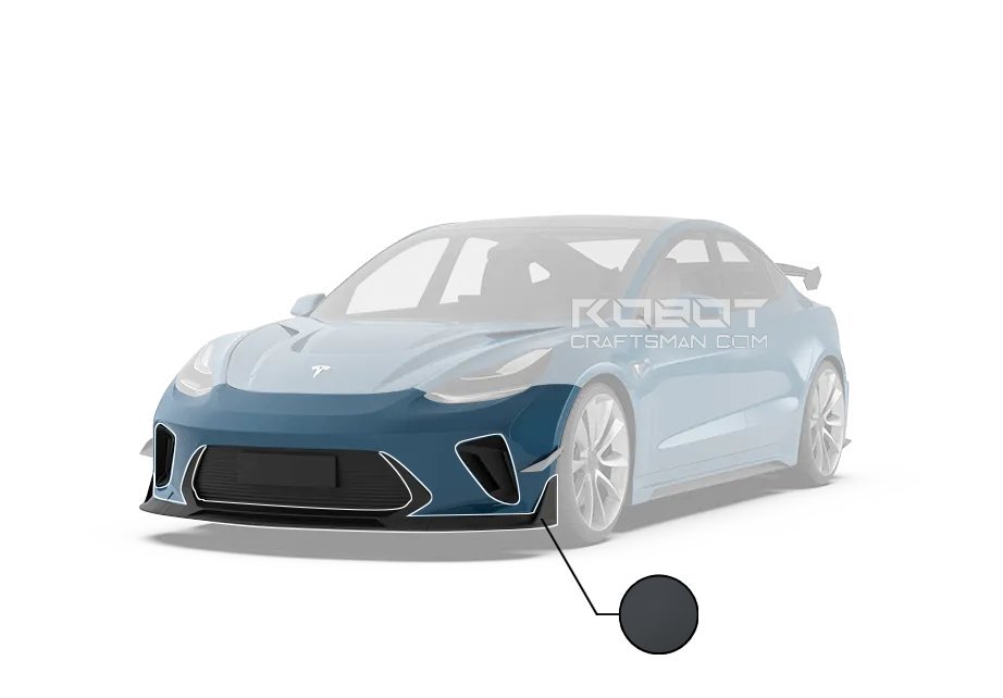 ROBOT - TESLA MODEL 3 HACKER NARROW BODY FRONT BUMPER AND FRONT LIP