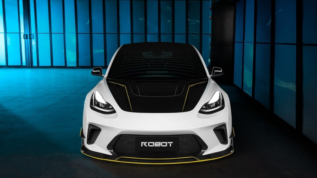 ROBOT - TESLA MODEL 3 HACKER NARROW BODY FRONT BUMPER AND FRONT LIP