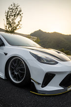 ROBOT - TESLA MODEL 3 HACKER NARROW BODY FRONT BUMPER CANARDS