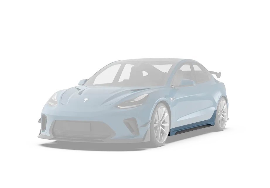 ROBOT - TESLA MODEL 3 HACKER NARROW BODY SIDE SKIRTS
