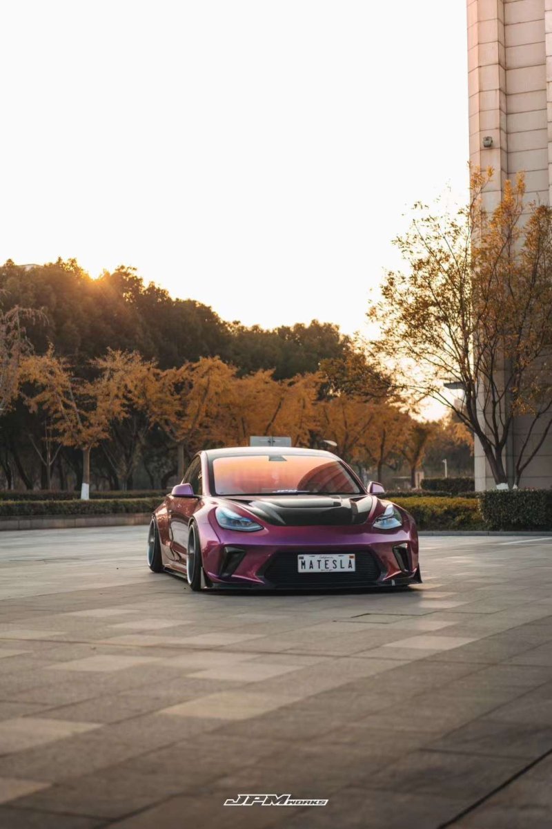 ROBOT - TESLA MODEL 3 HACKER WIDEBODY FRONT BUMPER AND FRONT LIP